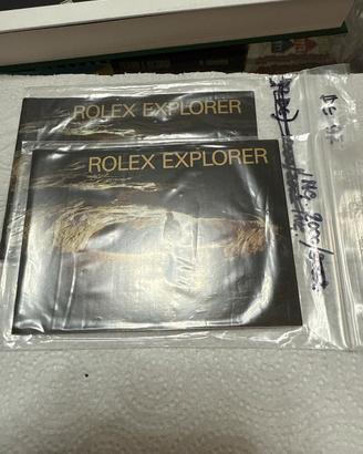 Libretti Explorer rolex originali