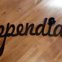 appendiabiti metallo nero attaccapanni 