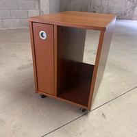 Mobile IKEA scrivania porta pc desktop legno scuro