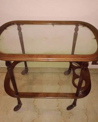 Carrello per liquori vintage
