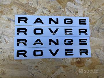 Scritte x Range Rover Evoque/Sport tutti Colori