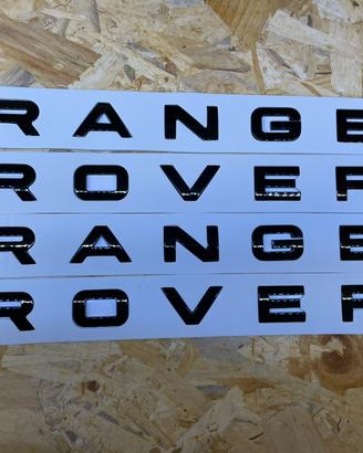 Scritte x Range Rover Evoque/Sport tutti Colori