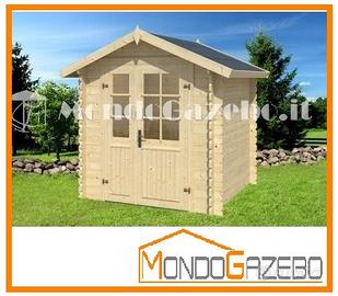 Casa legno Topazio 210x210 spess 28 mm casetta