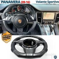 VOLANTE Sportivo Porsche Panamera Carbonio e Pelle