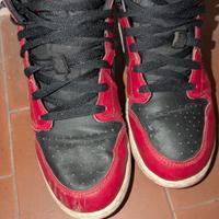 Jordan 1 Mid Gym Rosso Nero Bianco tg 40