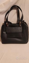 Borsa Parfois ecopelle nera a 2 scomparti+tasca