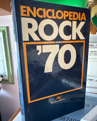 Libro Enciclopedia rock anni 70. Editrice Arcana