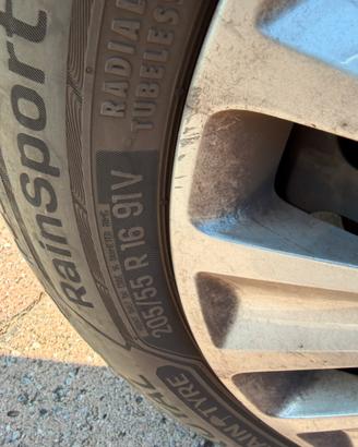 Cerchi in ferro gommati fiat tipo