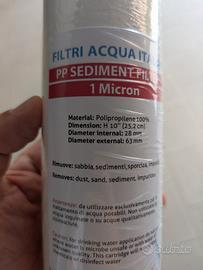 filtro acqua 10"  1 micron