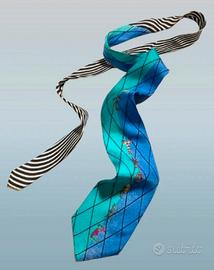 Cravatta Gianni Versace '90s seta St. Tropez Sport