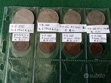 Lotto di N.o 8 monete
