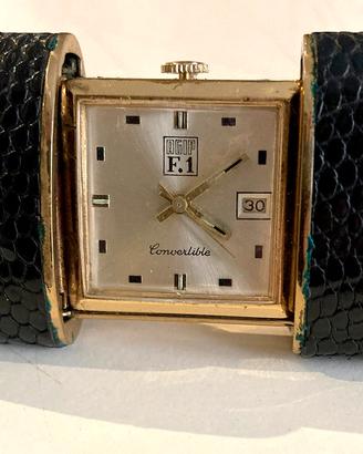 orologio pubblicitario da tasca/tavolo AGIP F.1