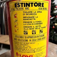 Estintore 9 lt