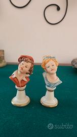 Statuette Capodimonte Scugnizzo e Scugnizza