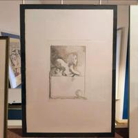 Jorge Castillo - acquaforte originale 1977