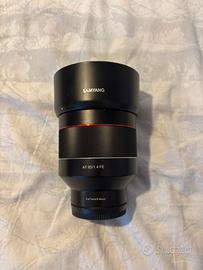 Samyang Af 85 f1.4 Sony FE *FIRMWARE AGGIORNATO*