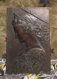 Placca in rame Santa Cecilia Donatello