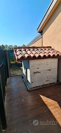 Cuccia cane grande. Legno con isolante termico 