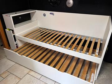 Struttura letto estraibile ikea flaxa