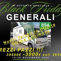 BLACK FRIDAY MOTORHOME DETHLEFFS DUCATO 6 POSTI FO