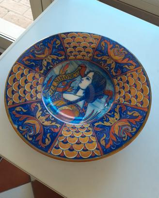 ceramica a lustro Santarelli gualdo tadino.31 cm