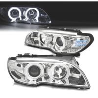 FARI BMW E46 COUPE 03-06 XENON OCCHI ANGEL CCFL FO