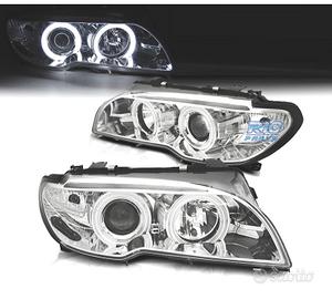 FARI BMW E46 COUPE 03-06 XENON OCCHI ANGEL CCFL FO