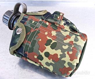Borraccia tedesca Bundeswehr Flecktarn mai usata