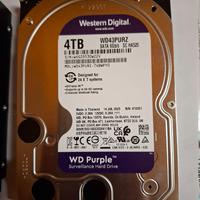 Hard disk wd purple 4 TB sata 3 3.5