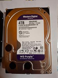 Hard disk wd purple 4 TB sata 3 3.5
