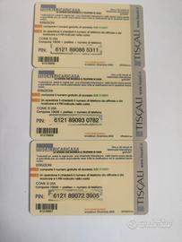 schede telefoniche Tiscali vintage 