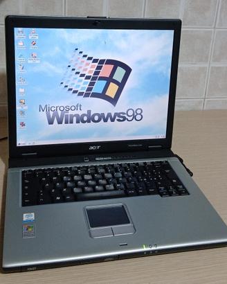 Notebook Acer con Windows 98