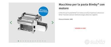 Macchina per la pasta Bimby con motore