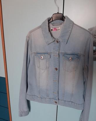 Giubbotto jeans chiaro