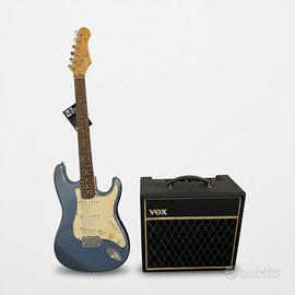 Chitarra EKO S-300 e amplificatore Vox Pathfinder
