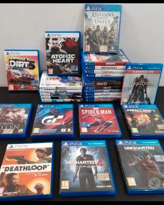 Giochi PS5 e PS4 + accessori