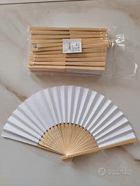 12 ventagli carta bambù x matrimoni wedding