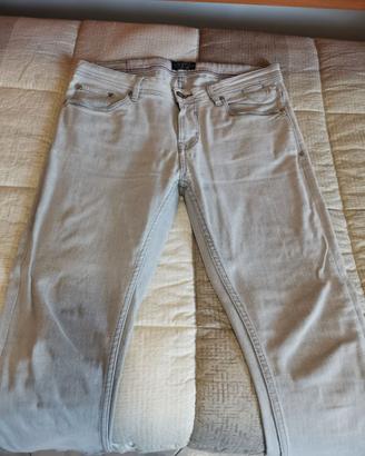 JEANS GRIGIO UOMO ALCOTT TAGLIA 48 SUPER SKINNY FI