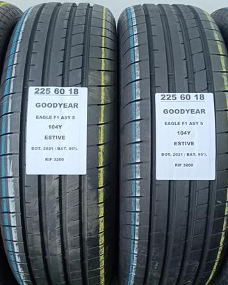 4 GOMME 225 60 18 GOODYEAR RIF3200