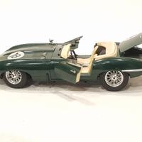 JAGUAR "E" 1961 Burago scala 1.18 non perfetta