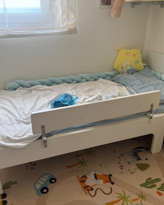 lettino allungabile ikea con materasso