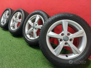 Cerchi Audi A3 Vw Golf Toura Caddy Gomme 205 55 16