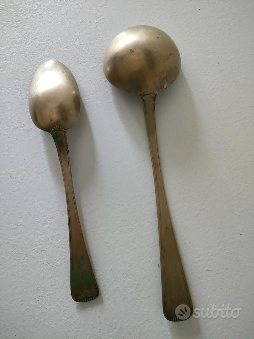grande cucchiaio e mestolo argento vintage - Collezionismo In vendita a  Venezia