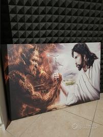 quadro  Gesù e il diavolo 
