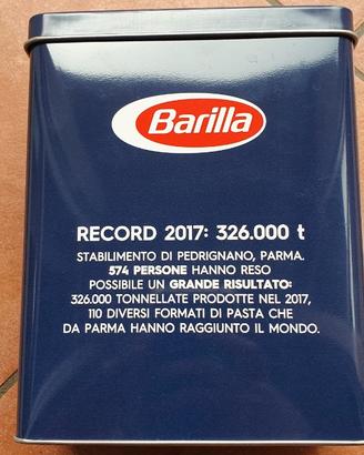 Latta Barilla Record produzione 2017 da Collezione