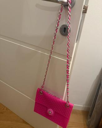 Borsetta Baci Milano in silicone fucsia