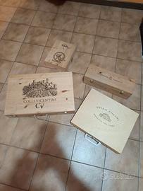 Cassette in legno per vini