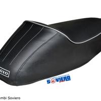 Sella Gobba Nera con scritta e Rigo Grigio Vespa 5