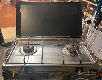 CUCINA A GAS 2 FUOCHI CAMPEGGIO
