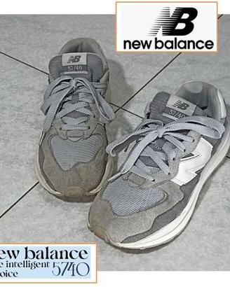 Sneakers New Balance 5740 pelle n.42 leather shoes